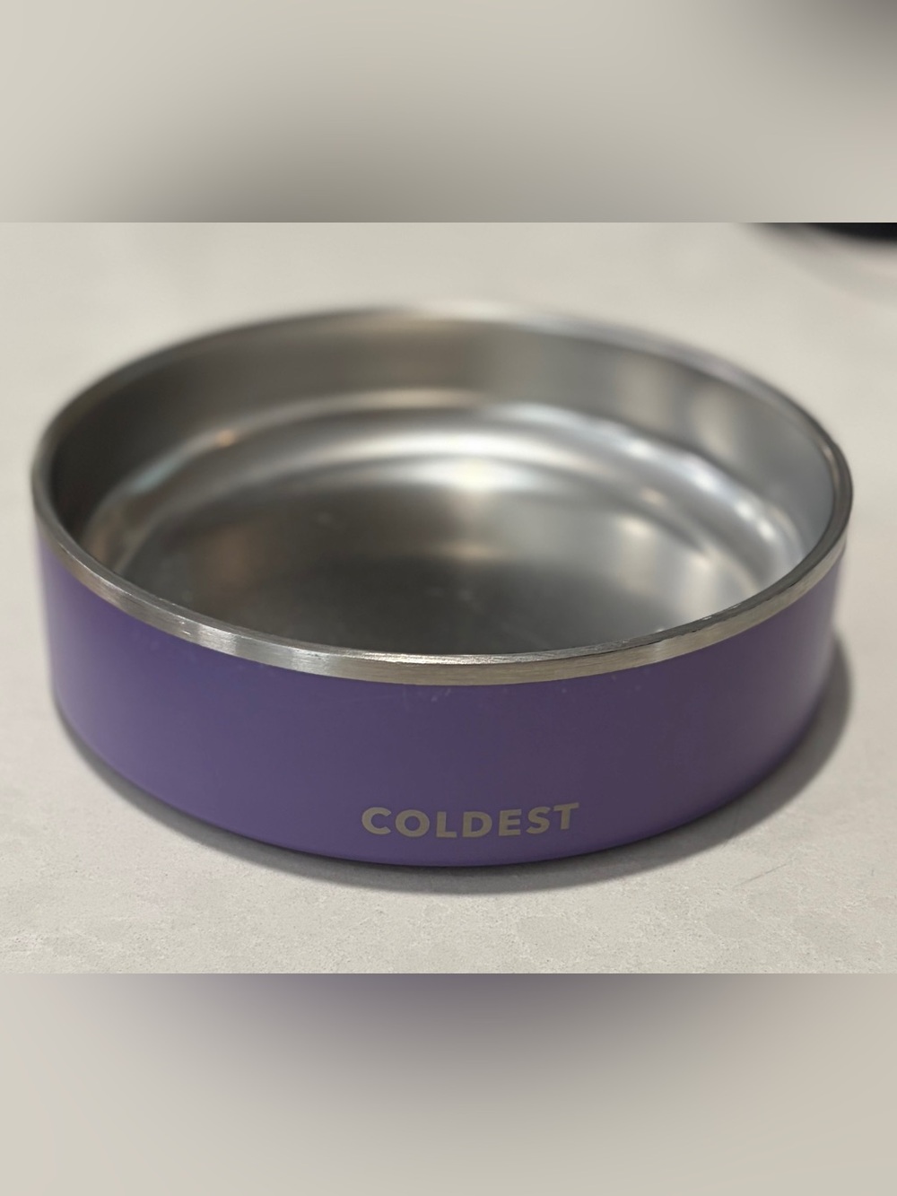 Coldest Purple Insulated Dog/Cat Bowl - Travel & Home Feeder